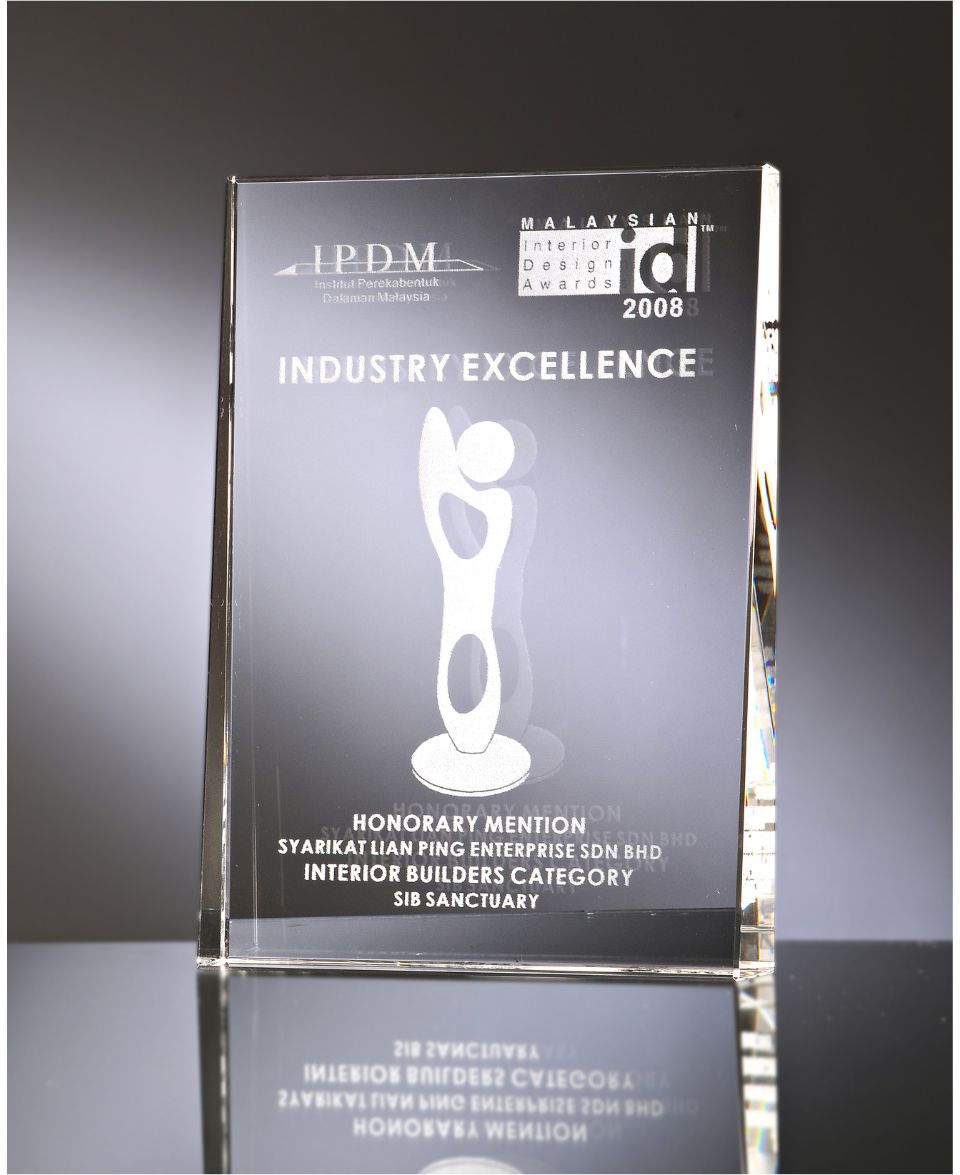 MIDA 2008Industry ExcellenceHonorary MentionInterior Builders Category
